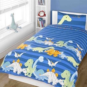 Hübsche Bettwäsche aus Baumwolle - blau 135x200 von Duvet Cover