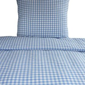 Kuschelige Bettwäsche aus Baumwolle - blau 155x220 von Bettendreams