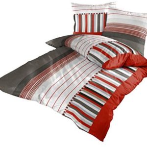 Kuschelige Bettwäsche aus Biber - braun 135x200 von Ido