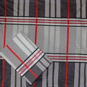 Kuschelige Bettwäsche aus Fleece - grau 135x200 von KH-Haushaltshandel