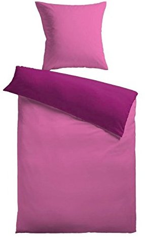 Traumhafte Bettwäsche aus Fleece - rosa 135x200 von HomeStylist