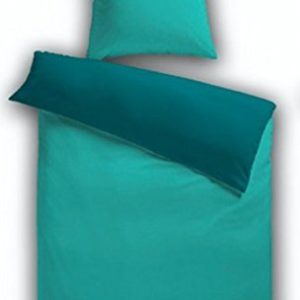Hübsche Bettwäsche aus Fleece - türkis 135x200 von HomeStylist