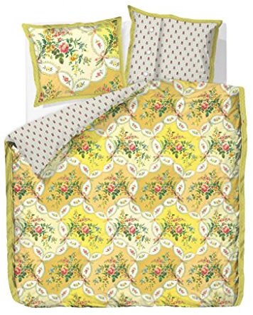 Hübsche Bettwäsche aus Perkal - gelb 135x200 von PiP Studio