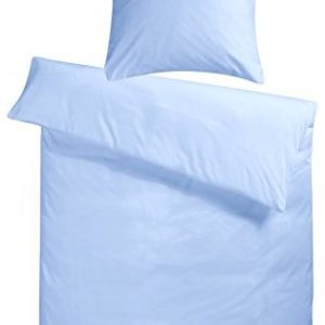 Kuschelige Bettwäsche aus Satin - blau 200x220 von Carpe Sonno