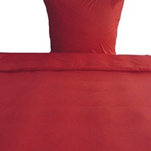 Traumhafte Bettwäsche aus Satin - rot 155x220 von Bettendreams