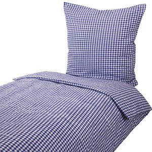 Traumhafte Bettwäsche aus Seersucker - blau 135x200 von Hans-Textil-Shop
