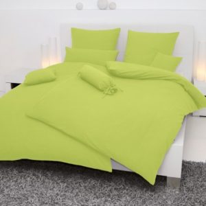 Traumhafte Bettwäsche aus Seersucker - grün 135x200 von Janine Design