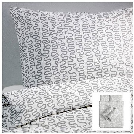 Kuschelige Bettwäsche aus Baumwolle - 220x240 von Ikea