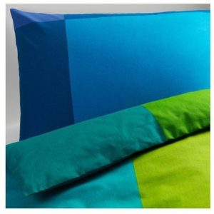 Schöne Bettwäsche aus Baumwolle - blau 220x240 von Ikea