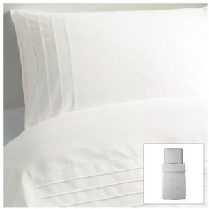 Traumhafte Bettwäsche aus Baumwolle - weiß 140x200 von Ikea