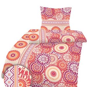 Schöne Bettwäsche aus Satin - rot 135x200 von Ido Dobnig