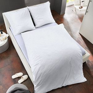 Kuschelige Bettwäsche aus Batist - weiß 135x200 von Dormisette
