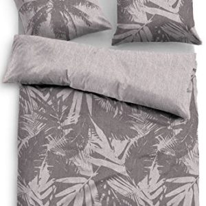 Schöne Bettwäsche aus Baumwolle - braun 135x200 von TOM TAILOR