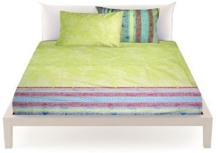 Traumhafte Bettwäsche aus Baumwolle - grün 155x220 von Bassetti