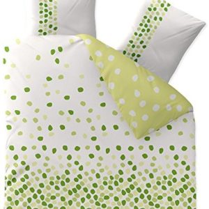 Traumhafte Bettwäsche aus Baumwolle - grün 200x220 von CelinaTex