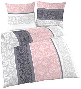 Hübsche Bettwäsche aus Biber - rosa 135x200 von Soma Hübsche Bettwäsche aus Biber - rosa 135x200 von Soma