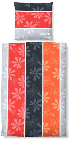 Traumhafte Bettwäsche aus Biber - rot 135x200 von Maui Sports