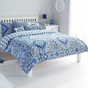 Schöne Bettwäsche aus Damast - blau 200x200 von Duvet Cover