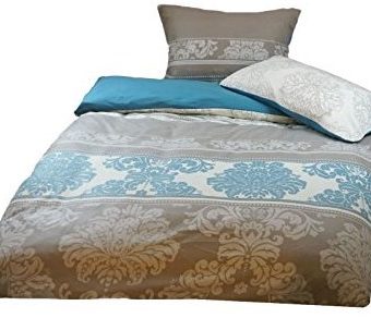 Schöne Bettwäsche aus Flanell - blau 135x200 von Winterengel