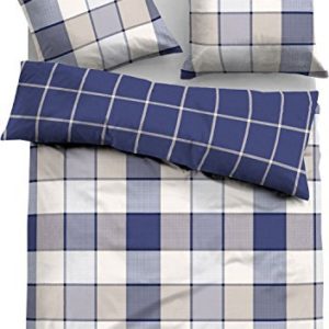 Kuschelige Bettwäsche aus Flanell - blau 200x200 von TOM TAILOR