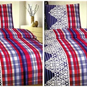 Kuschelige Bettwäsche aus Fleece - blau 135x200 von Bettenpoint
