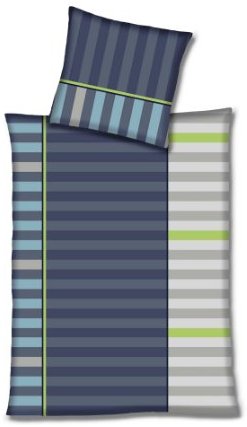 Traumhafte Bettwäsche aus Fleece - blau 135x200 von Bettwäsche --Micro-Fleece--