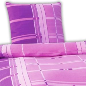 Kuschelige Bettwäsche aus Fleece - braun 135x200 von Schäfer