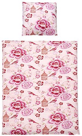 Kuschelige Bettwäsche aus Fleece - rosa 135x200 von Bettenpoint