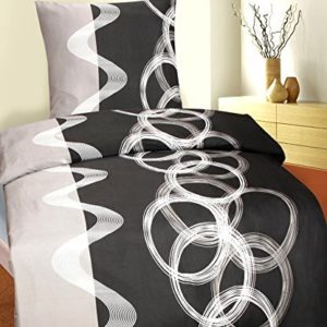 Traumhafte Bettwäsche aus Fleece - schwarz 135x200 von Bettenpoint