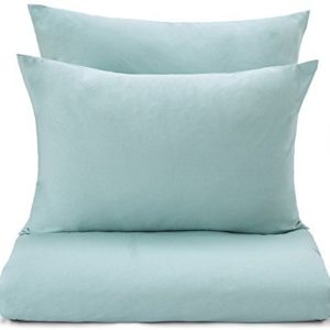 Schöne Bettwäsche aus Jersey - grün 155x220 von URBANARA