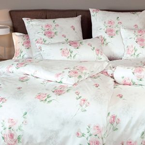 Traumhafte Bettwäsche aus Jersey - rosa 135x200 von Janine Design