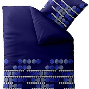 Schöne Bettwäsche aus Microfaser - blau 135x200 von CelinaTex