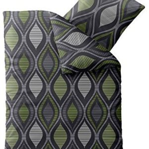 Kuschelige Bettwäsche aus Microfaser - grün 155x220 von CelinaTex