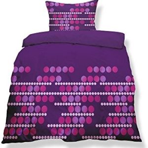 Hübsche Bettwäsche aus Microfaser - rosa 135x200 von CelinaTex