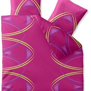 Traumhafte Bettwäsche aus Microfaser - rosa 200x200 von CelinaTex