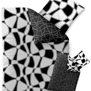 Schöne Bettwäsche aus Microfaser - schwarz 155x220 von CelinaTex