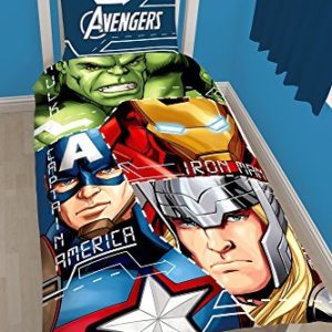 Kuschelige Bettwäsche aus Polyester - 135x200 von Marvel