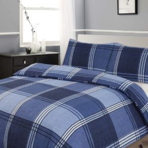 Schöne Bettwäsche aus Polyester - blau 135x200 von Skippys