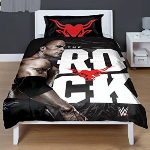 Kuschelige Bettwäsche aus Polyester - schwarz 135x200 von WWE