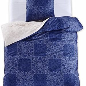 Hübsche Bettwäsche aus Renforcé - blau 155x220 von DecoKing