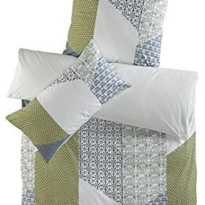 Kuschelige Bettwäsche aus Renforcé - blau 155x220 von hessnatur