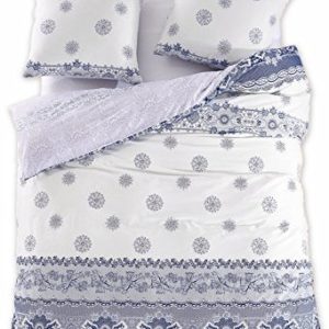 Traumhafte Bettwäsche aus Renforcé - blau 200x220 von DecoKing