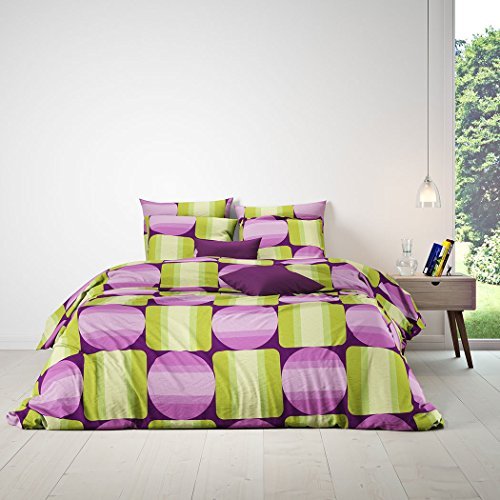 Hübsche Bettwäsche aus Renforcé - grün 200x200 von Mistral Hübsche Bettwäsche aus Renforcé - grün 200x200 von Mistral