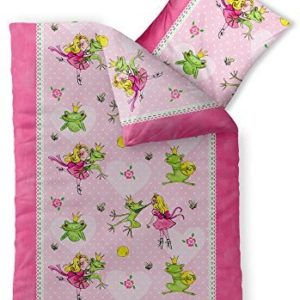 Traumhafte Bettwäsche aus Renforcé - Prinzessin rosa 135x200 von CelinaTex