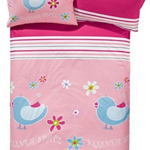 Schöne Bettwäsche aus Renforcé - rosa 100x135 von Baby Butt