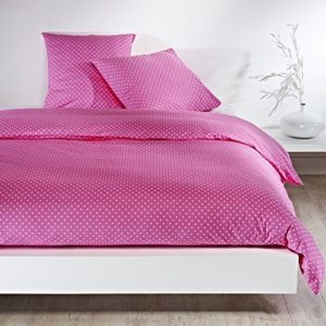 Traumhafte Bettwäsche aus Renforcé - rosa 135x200 von Mistral