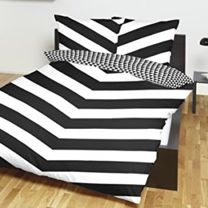 Traumhafte Bettwäsche aus Renforcé - schwarz 135x200 von Primera
