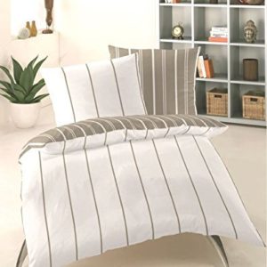 Hübsche Bettwäsche aus Renforcé - weiß 135x200 von Primera