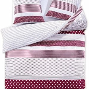 Hübsche Bettwäsche aus Renforcé - weiß 200x220 von DecoKing