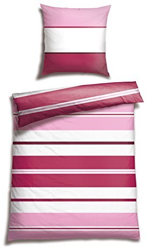 Hübsche Bettwäsche aus Satin - 135x200 von Schiesser